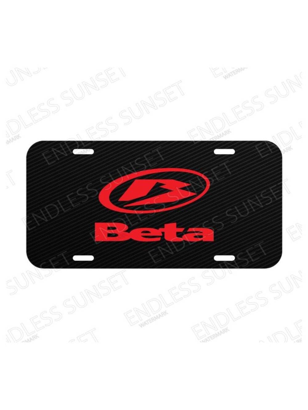 NEW Beta Dirt Bike Aluminum License Plate CAR SUV Truck